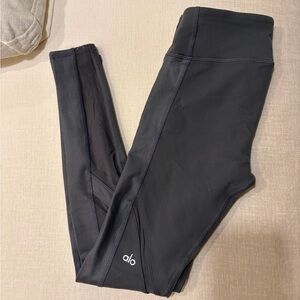 ALO Yoga grey mesh leggings